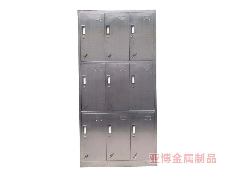 不锈钢九门柜